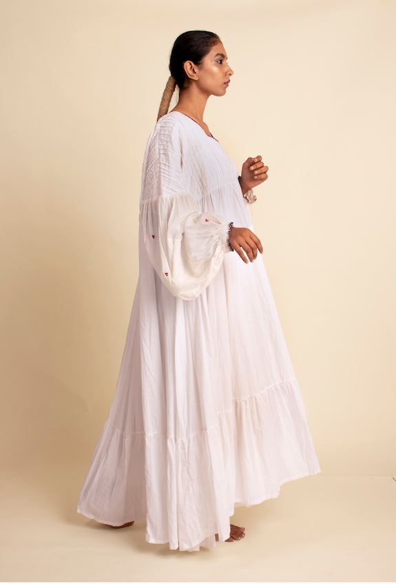 Rayka Dress - White - OurDve 