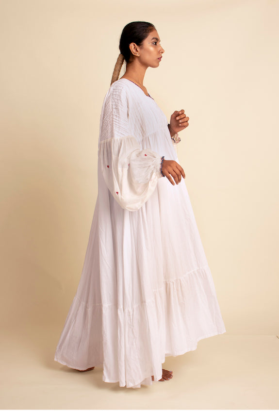 Rayka Dress - White - OurDve