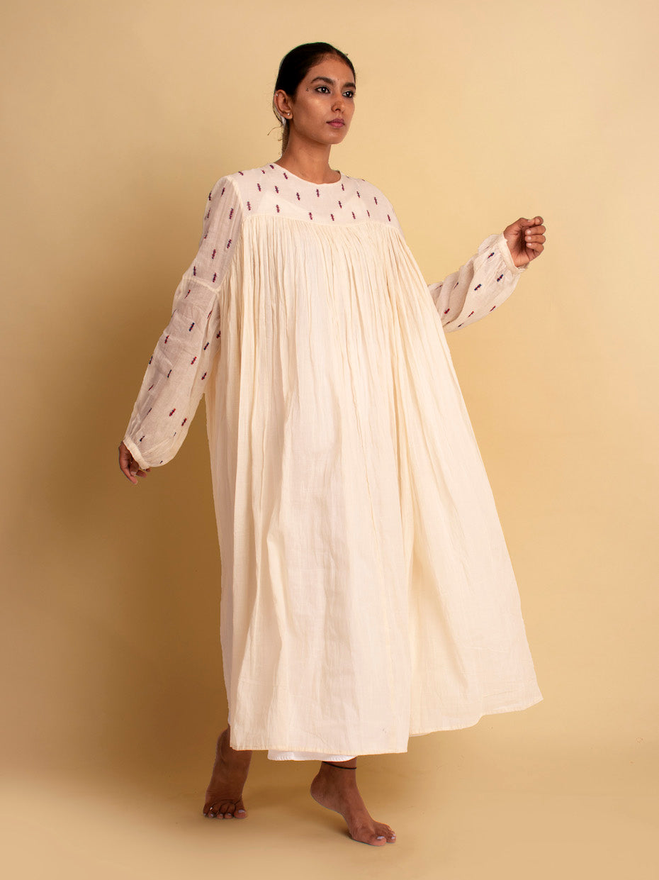 Reba Dress - Beige - OurDve