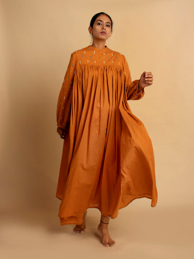 Reba Dress - Tan - OurDve