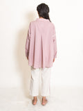 Clam Set (Top + Pants) Mul Cotton Ash Pink - OurDve 