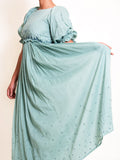 Coral Dress Mul Cotton - Mint Green - OurDve 