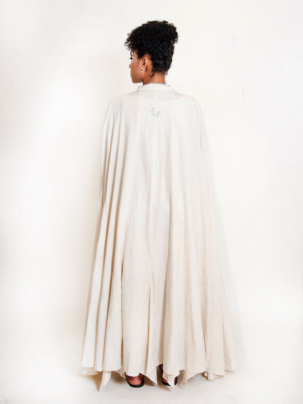 Crab Dress Handwoven - Beige - OurDve