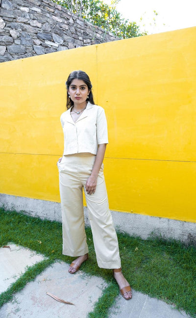 Crop Shirt - Handwoven - OurDve