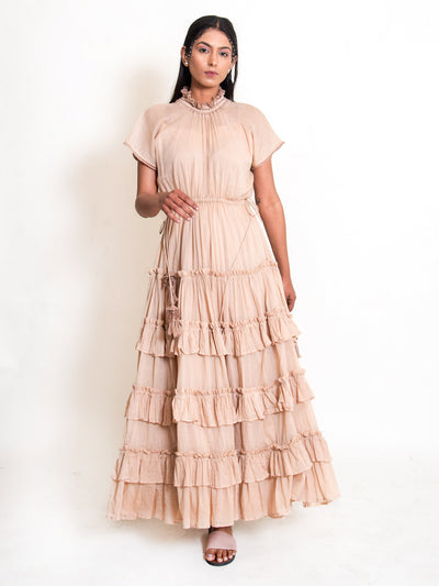 Jellf Dress Mul Cotton - Ivory - OurDve