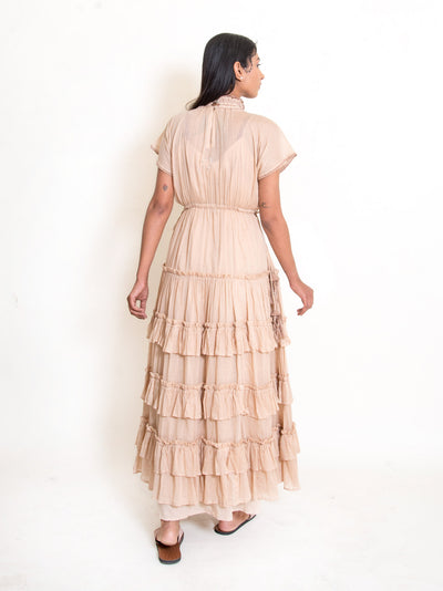 Jellf Dress Mul Cotton - Ivory - OurDve
