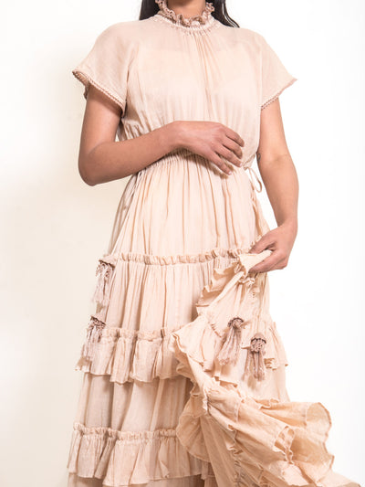 Jellf Dress Mul Cotton - Ivory - OurDve