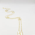 Long Pearl Rose Quartz Necklace - OurDve 