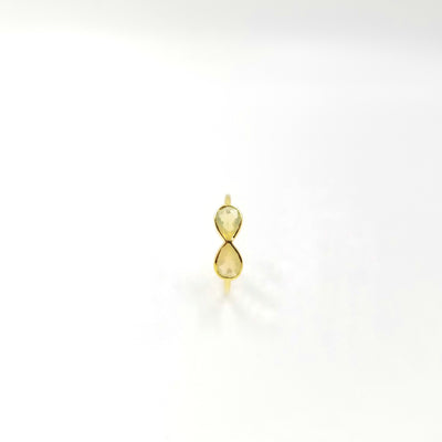 Moonstone Infinity Ring - OurDve