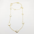 Oval Pearl Rose Quartz Necklace