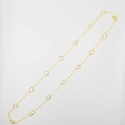 Oval Running Water Pearl Necklace - OurDve