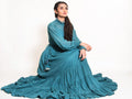 Oys Dress Mul Cotton - Turquoise Green - OurDve 