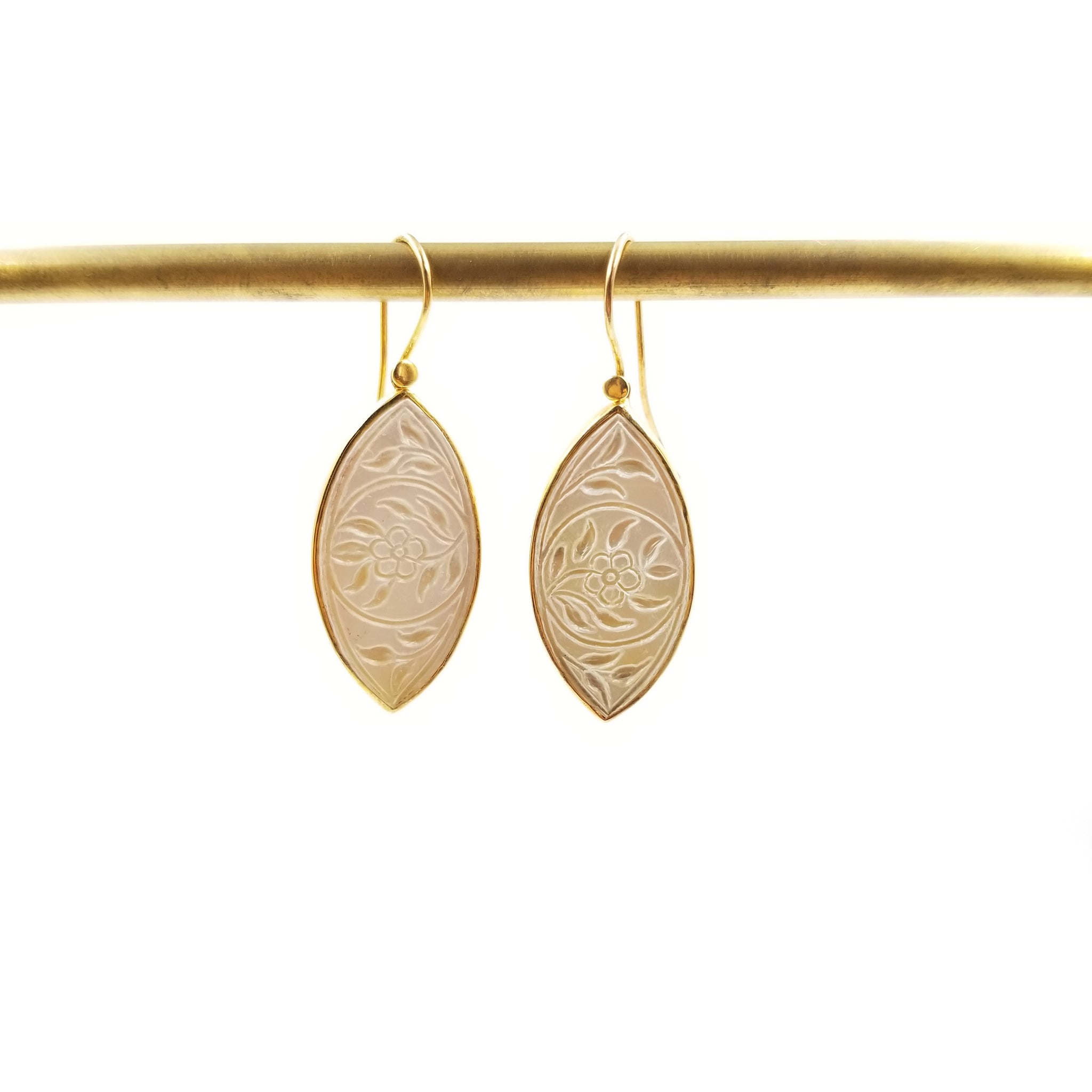 Pearl Leaf Earring - OurDve