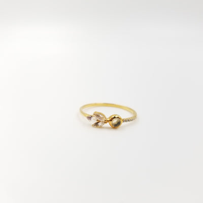 Petal Ring - Opal & Moonstone - OurDve