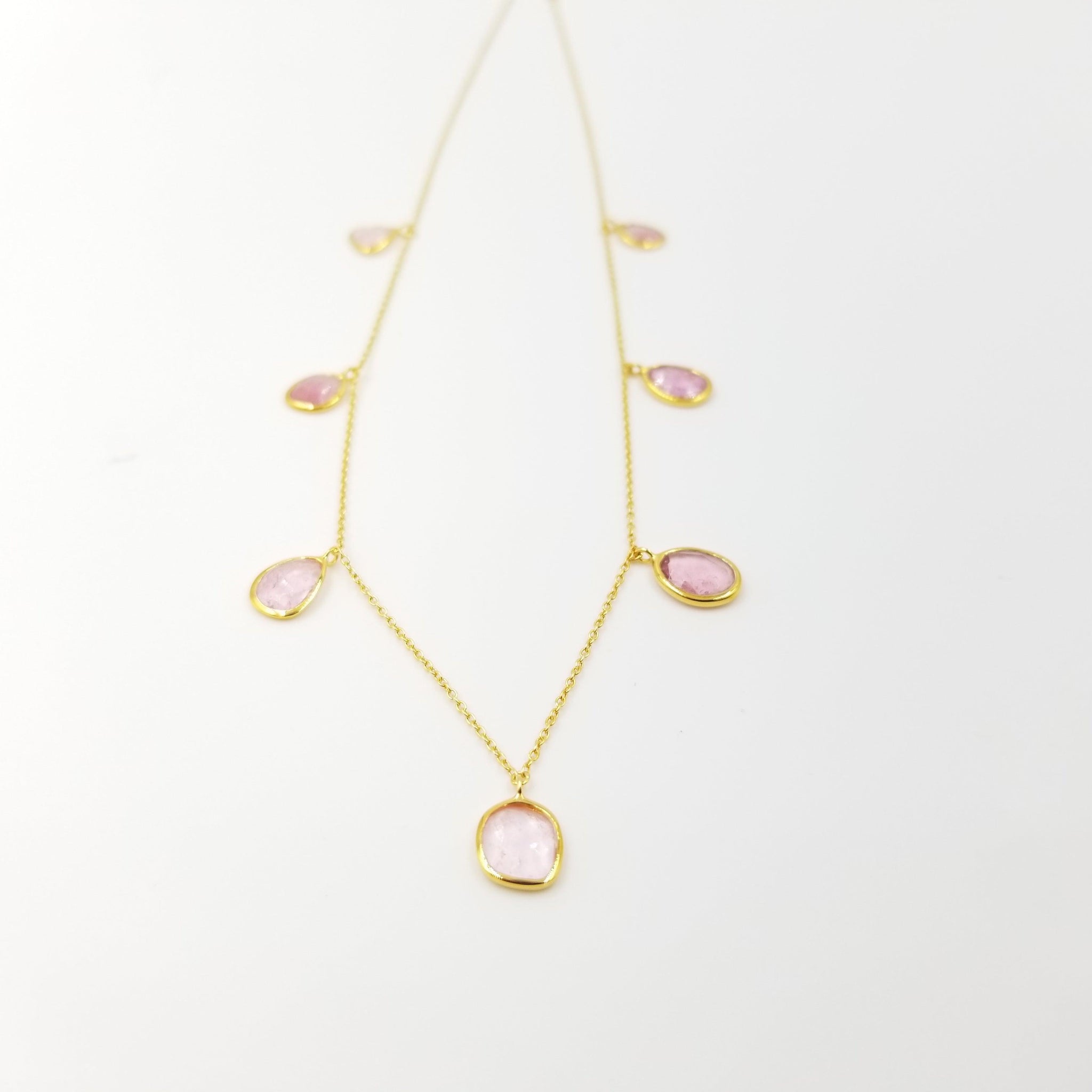 Pink Tourmaline Choker - OurDve