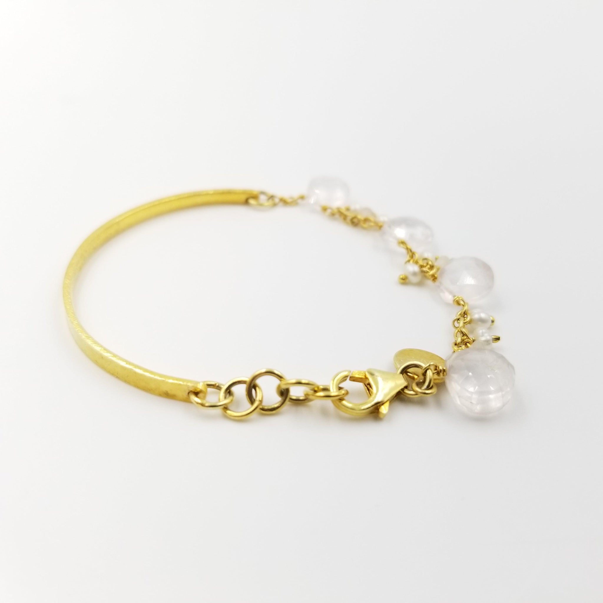 Rose Quartz Pearl Bracelet-Band - OurDve