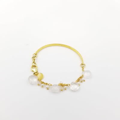 Rose Quartz Pearl Bracelet-Band - OurDve