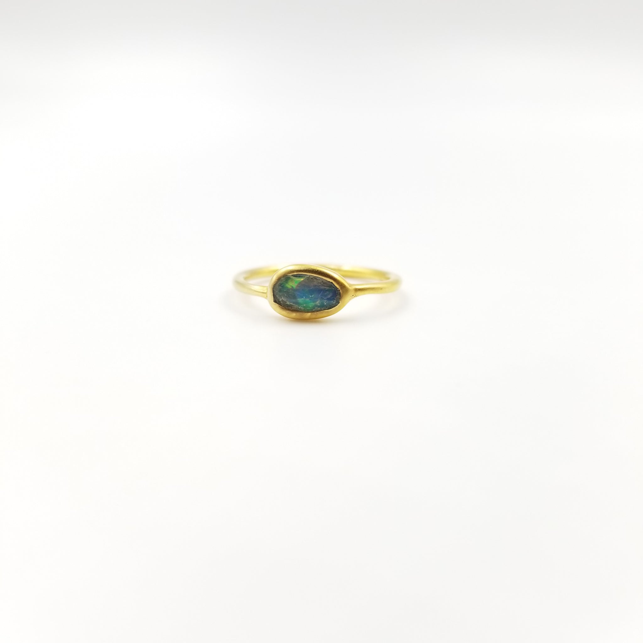 Single Opal Stone Ring - OurDve