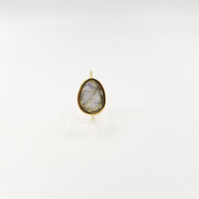 Single Stone Labradorite Ring - OurDve 