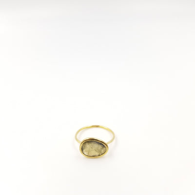 Single Stone Labradorite Ring - OurDve