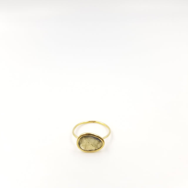 Single Stone Labradorite Ring - OurDve 