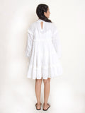 Squid Dress Mul Cotton - White - OurDve 