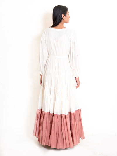 Stark Dress Mul Cotton - Beige - OurDve