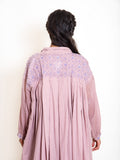 Swirl Dress Mul Cotton - Ash Pink - OurDve 