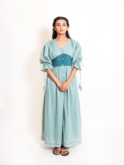 Turt Dress Mul Cotton - Mint Green - OurDve