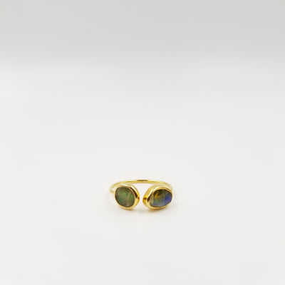 2 Stone Opal Ring - OurDve