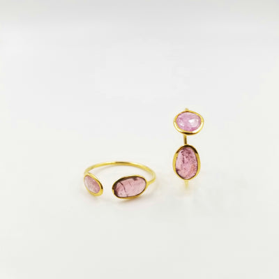 2 Stone Tourmaline Ring - OurDve