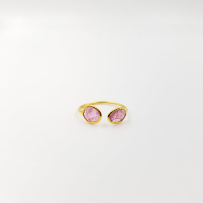 2 Stone Tourmaline Ring - OurDve
