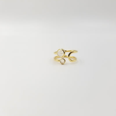 U Turn Moonstone Ring - OurDve